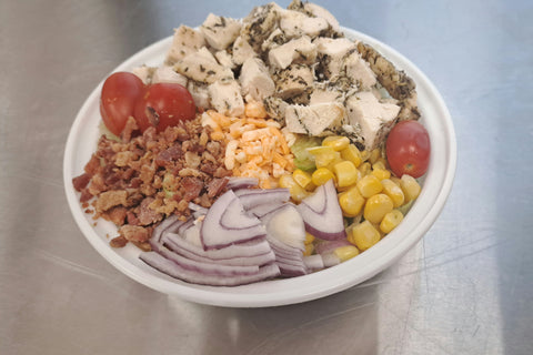 Chicken Bacon Ranch Salad (Keto)
